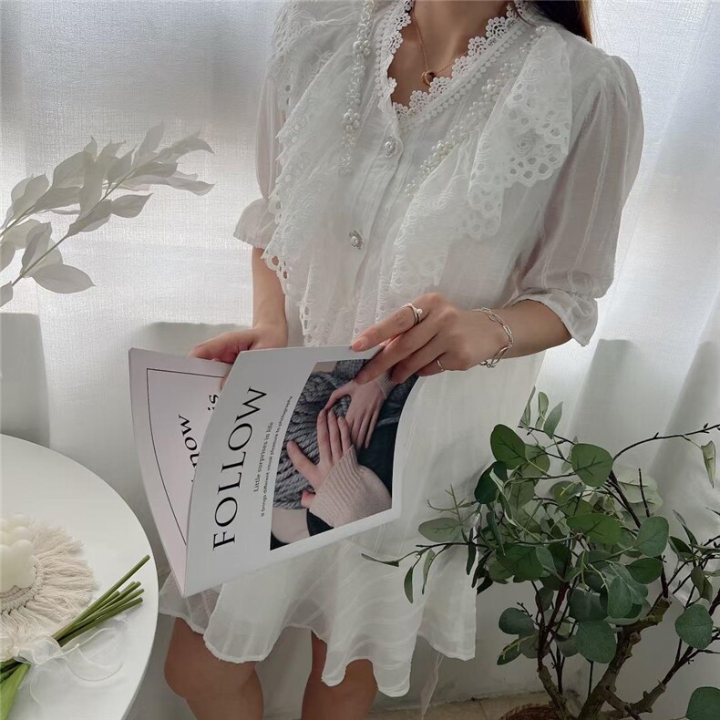 设计师品牌蕾丝裙，其它，PURE