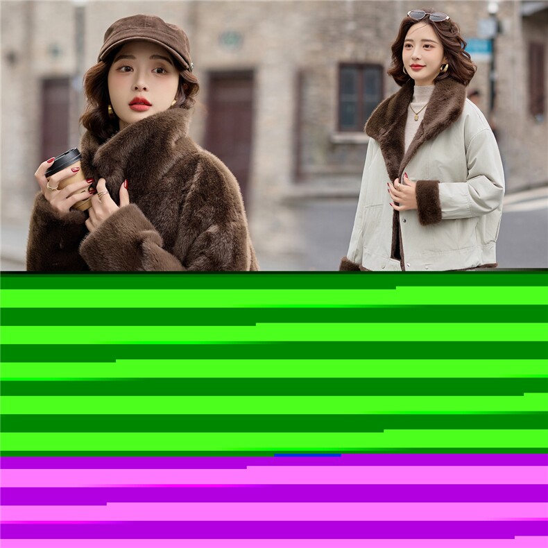 【2025冬季新款】大量现货时尚轻奢保暖两面穿派克服，女装派克服，缘衣格