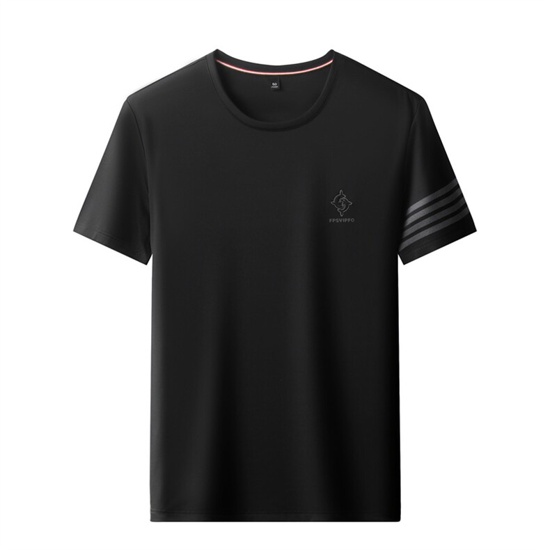 夏季新款男士短袖T恤时尚休闲条纹短袖T恤薄款半袖男装QS2070-P60,男装T恤,星座1105-3