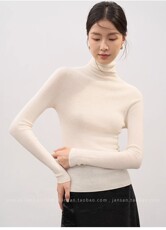 春季新款简约大气舒适半高领打底衫长袖,女装针织衫/毛衣,挚尚羊绒, 春季新款简约大气舒适半高领打底衫长袖,女装针织衫/毛衣,挚尚羊绒,