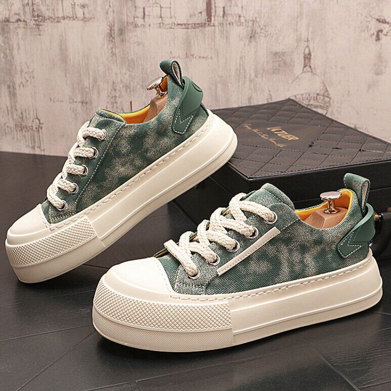 X4886-p265帆布鞋男春夏新款百搭休闲运动板鞋潮大头鞋，男鞋帆布鞋，星座1407-3
