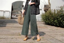 纯苎连衣裙小衫裤子裙子衬衣 时尚风 风淑女风休闲风，女装连衣裙，川哲