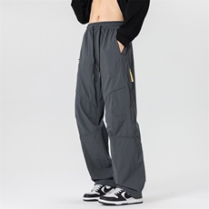 春款美冲锋裤男户外机能风登山运动裤高街设计感休闲裤AK0251-P53，男装休闲裤，星座308B-2