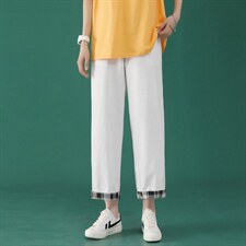 2024春夏新款潮流宽松百搭休闲裤K615特批P35,女装休闲裤,星座718-1