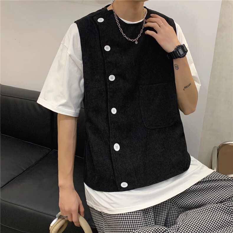 男春季新款韩版潮流马甲W1025P36,男装背心/马甲,星座1116-2
