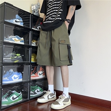 港风夏季新款潮流工装大口袋宽松休闲短裤B315-K24075-特p30控58，男装牛仔裤，电商B315