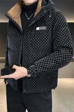 标50绒备货冬季连帽字母皮羽绒服男外套8873-P215控券后288，男装羽绒服，电商B338