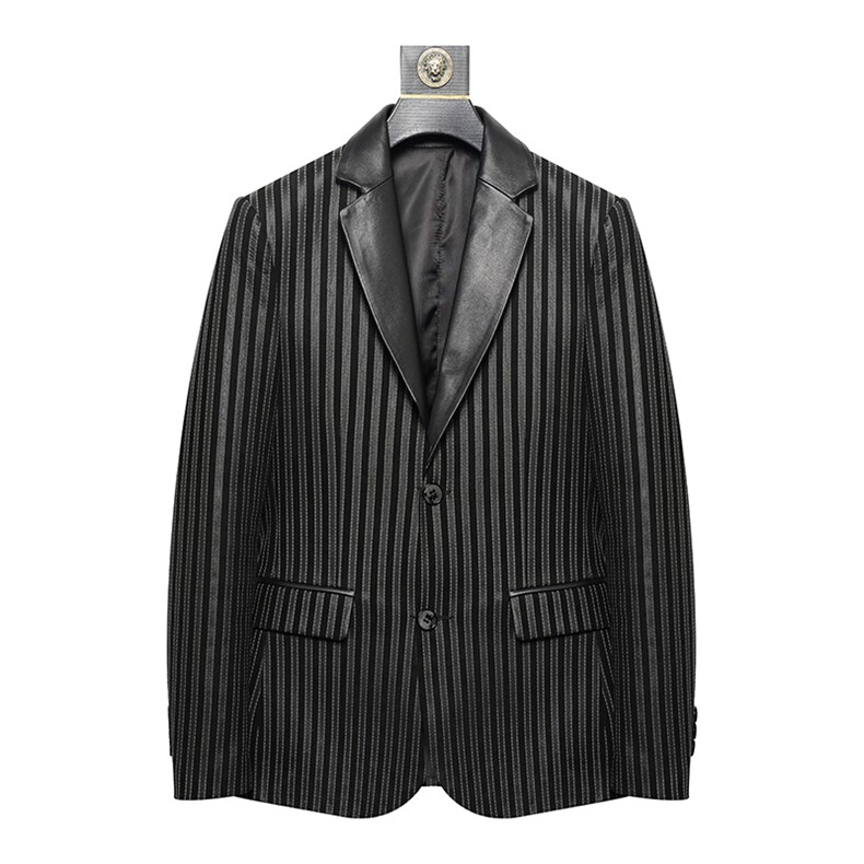 Y-WYF8511男士2023秋冬新款西服绵羊皮皮衣男翻领皮西装P620,男装皮衣,电商B360