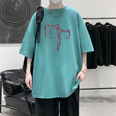 230g重磅纯棉短袖t恤男大码半袖半截袖DX17378-P20，男装T恤，电商A040