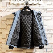 白砖墙日系原创连帽棉衣加肥加大码胖子外套QT5070-SY03-，男装棉衣，星座810(原QT5070)