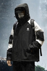 户外撞色棉服DT2264-TP125控价168冬季防风印花棉衣外套男，男装棉衣，电商A102-1