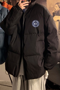 港风 秋冬新款保暖立领宽松棉服外套男美潮 MY2050 P95控118图片