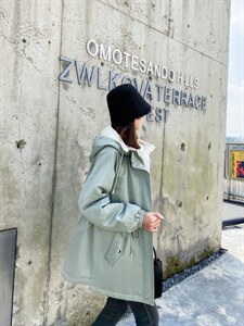 派克电脑绣字中长款加休闲款图片