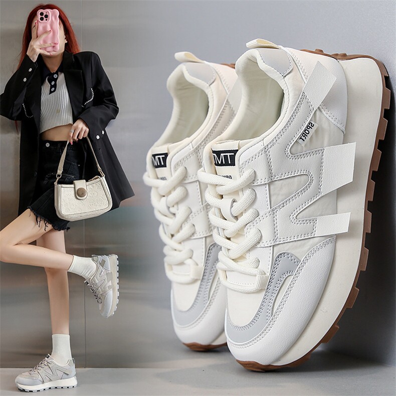 ins潮韩版新款阿甘鞋女2023秋季学生运动跑步鞋休闲老爹鞋子，女鞋休闲鞋，电商A223