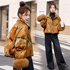 现货，现货人丝2025年冬季羽绒真狐狸毛短款加厚羽绒服，女装羽绒服，艾仟回(原伊仟回)