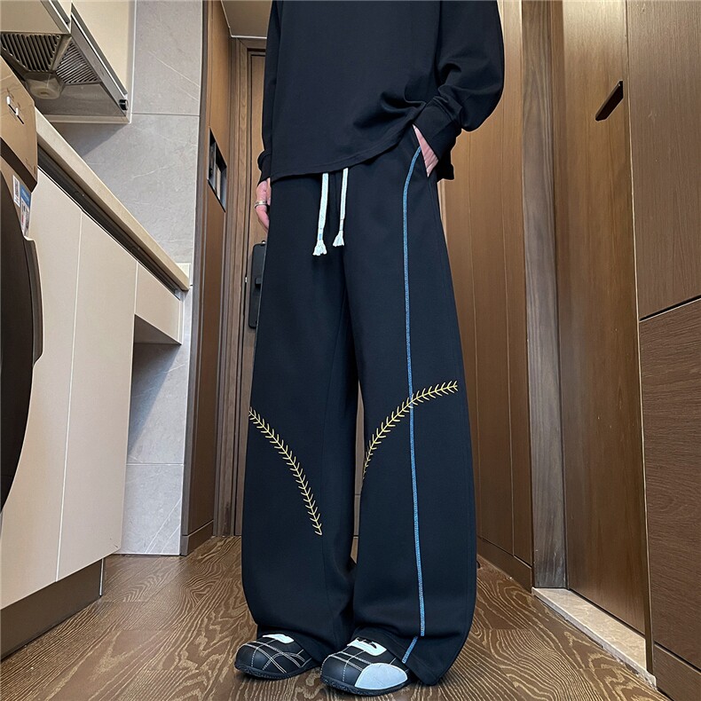 美式抽绳工装裤男女复古宽松休闲裤KZ636-P50,男装工装外套,星座308B-2