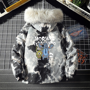 MC49048-P135日系潮衣男大码派克服男工装服外套袄