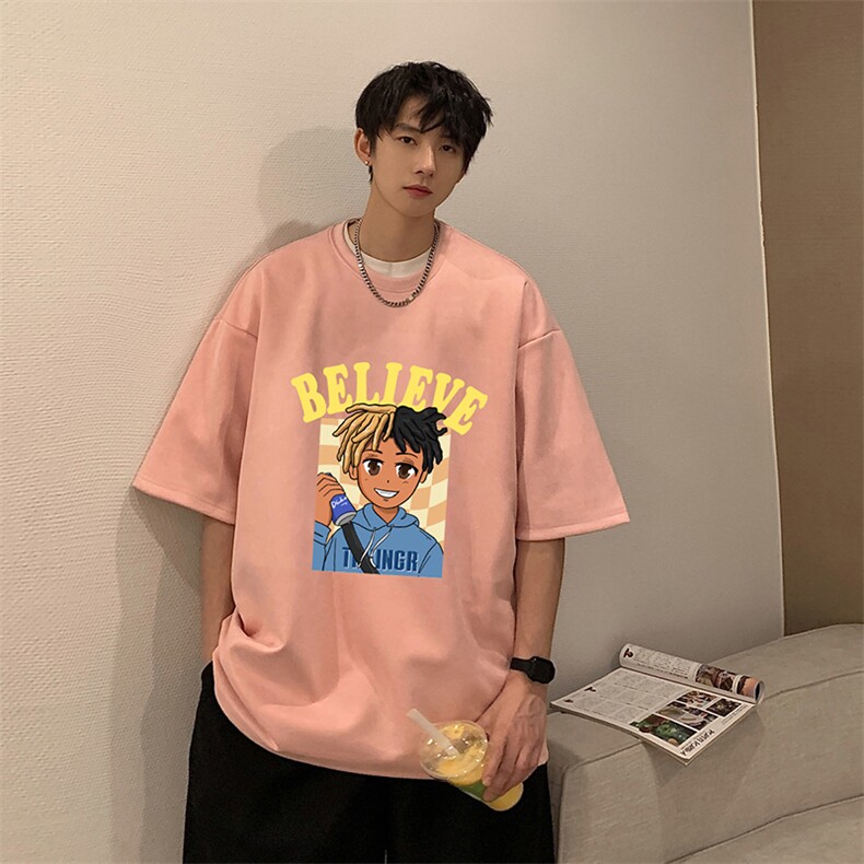 麂皮绒短袖t恤男大码半袖男JD82271-P25,男装T恤,电商A040