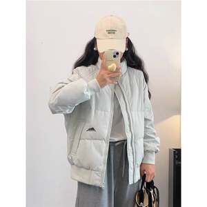 新款立领羽绒棉服女冬季韩版轻薄保暖宽松面包服外套M3347-P65图片