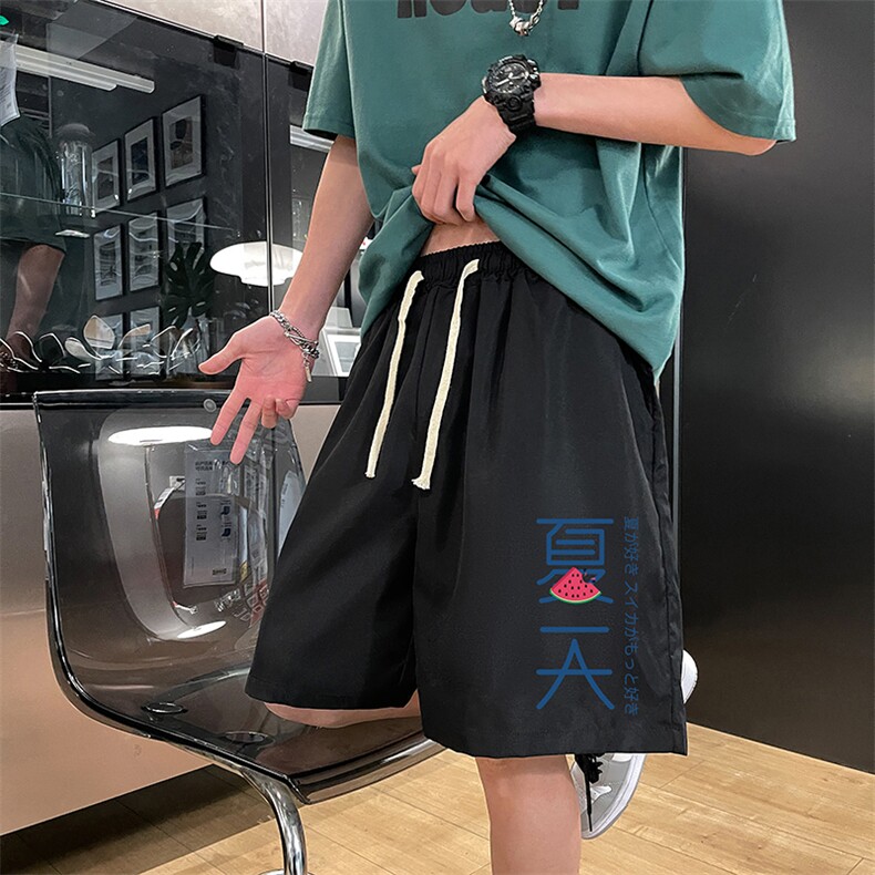 DK39192-P15港风休闲短裤男士大码运动五分裤男中裤男马裤，男装休闲裤，电商A040