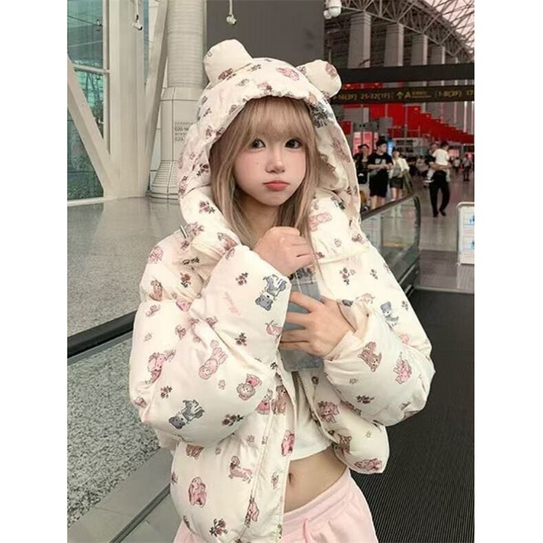 1506-1/M78211/P89女冬季新款时尚高街ins百搭宽松面包服，鞋类箱包手腕包，星座1506-1