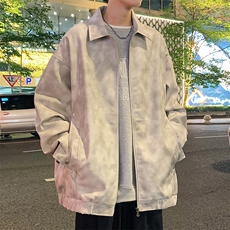 高街潮牌休闲上衣潮流宽松皮衣夹克外套A161-6538-P85，男装皮衣，电商A161