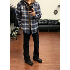 【有货】黑色修身直筒牛仔裤男美式高街cleanfit裤子N083HH-特P32，男装牛仔裤，星座1007（原301D）