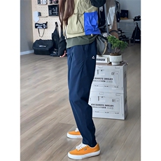 藏青色微锥三角标冲锋裤男美式机能户外三防速干软壳工装裤子夏季，男装休闲裤，星座310A-4