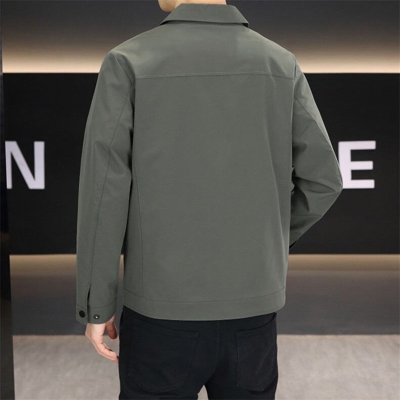 秋季夹克男高品质翻领外套型男商务休闲百搭青年外套男N9817-P120,男装夹克,星座310B-3