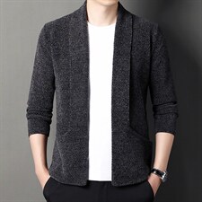 2023年秋季新款中年男士毛衣针织衫宽松中青年开衫长袖上衣打底衫，男装针织衫/毛衣，电商B212（原钱塘6029）