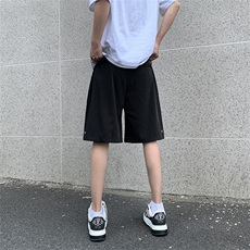 现货铆钉星星设计感休闲西装短裤宽松运动五分裤男K566-P38控68，男装牛仔裤，星座205
