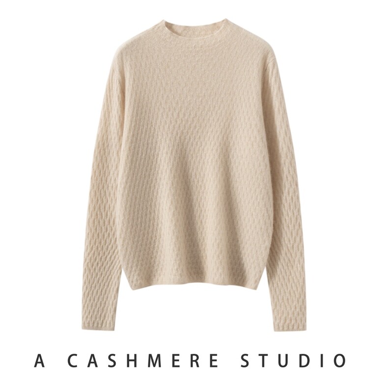 2025年秋季通勤时尚百搭通勤简约休闲羊绒衫，女装羊绒衫，戎叶云台