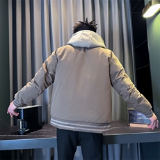 店主大棉衣冬季棉袄男社会小伙版型工装外套袄子8783-P138控178，男装棉衣，电商D327