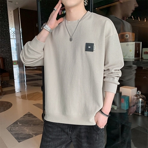 W3255-P60 秋季休闲圆领卫衣男长袖T恤打底衫图片