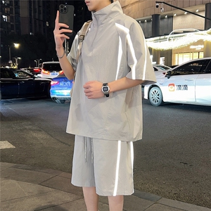 新款夏季休闲套装图片