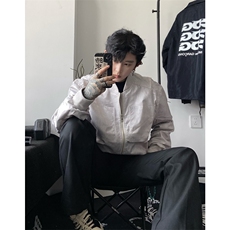 档口图短款夹克潮牌棒球服外套男女同款DY195-P80量大优，男装夹克，星座1213