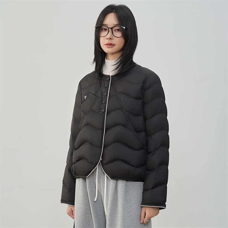 现货2025年冬季新款90白鸭绒休闲风羽绒服女,女装羽绒服,阳光伊恋