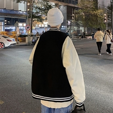 港风休闲夹克男春秋季潮牌潮流棒球服韩版ins学生外套JK1001-P58，男装夹克，星座1008
