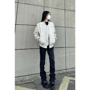 原宿流行ins百搭新款美式情侣工装夹克短款棒球服时尚潮流气质图片