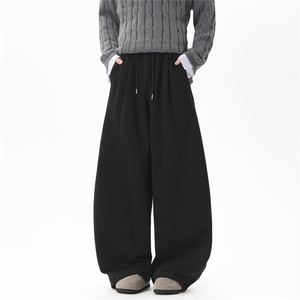 K1079/特P45 78 分割解构弯刀裤休闲裤中性卫裤男女图片