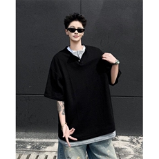 C506P37夏装男装短袖个性休闲时尚半袖宽松男装T恤，男装T恤，星座512-6