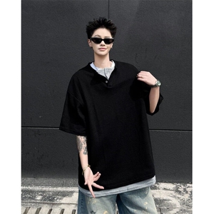 C506P37夏装男装短袖个性休闲时尚半袖宽松男装T恤图片