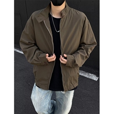 2025春秋季轻奢美式复古帅气工装立领夹克男女修身时尚户外外套，男装夹克，四季星座505