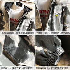 MC49089-P135日系潮棉衣男大码派克服男工装棉服外套棉袄砖墙，男装棉衣，电商A040A