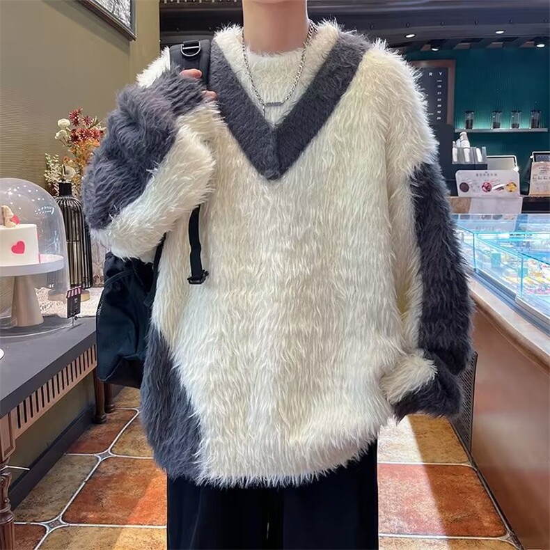 美式毛衣男慵懒风休闲针织衫M5644P65,男装针织衫/毛衣,星座1116-2