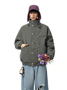 新款棉服PU加棉加厚2025冬季新品P118图片
