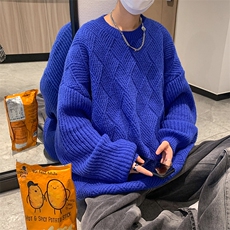 秋冬新款港风毛衣针织衫圆领打底衫35109P68控88，男装T恤，星座517A-1