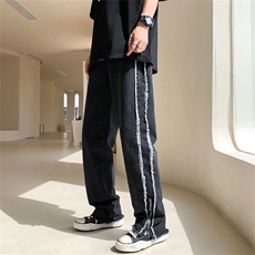 男牛仔裤拉链个性裤子NK22P40，男装牛仔裤，星座1116-2