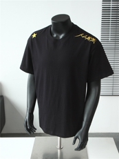 现货“人名万岁”中式刺绣T恤抖音得物可送样A061-XT80012-特批25，男装T恤，电商A061