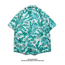 2025夏新款文艺ins简约新款时尚短袖衬衫DS5107P20，男装T恤，星座1108